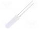 LED  5mm  warmweiß  500÷750mcd  140°  20mA  2,7÷3,4V  Front  gewölbt
