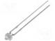 LED  1,8mm  warmweiß  2180÷3000mcd  30°  2,9÷3,6V  Front  gewölbt