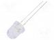 LED  8mm  warmweiß  2180÷3000mcd  30°  Front  gewölbt