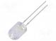 LED  8mm  warmweiß  14400÷18000mcd  30°  Front  gewölbt  2700-3200K