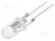 LED  5mm  warmweiß  43000÷50000mcd  33÷38lm  40°  150mA  3,3÷3,8V