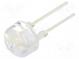 LED  10mm  warmweiß  80000mcd  17°  Front  gewölbt  2500-3500K