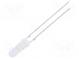 LED  3mm  orange  68÷100mcd  150°  Front  gewölbt  ohne Stopper