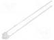 LED  1,8mm  orange  3000÷4000mcd  30°  1,8÷2,6V  Front  gewölbt