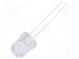 LED  8mm  orange  2500÷3500mcd  30°  Front  gewölbt