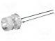 LED  8mm  orange  1560÷2180mcd  140°  Front  flach