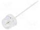 LED  8mm  orange  2180÷3000mcd  100°  Front  gewölbt