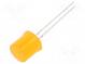 LED  9,7mm  orange  500÷750mcd  180°  Front  flach