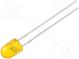 LED  oval  5,1x4,3mm  orange  2180÷4200mcd  100/40°  Front  gewölbt