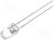 LED  5mm  grün  8000÷12000mcd  30°  20mA  2,8÷4V  Front  gewölbt