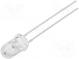 LED  5mm  grün  2180÷3000mcd  60°  20mA  2,8÷3,8V  Front  gewölbt