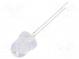 LED  7,8mm  bipolar  grün  18000÷22000mcd  30°  Front  gewölbt