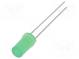 LED  5mm  bipolar  grün  500÷750mcd  180°  20mA  2,7÷3,4V