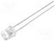LED  5mm  kaltweiß  500÷1120mcd  140°  20mA  2,8÷4V  Front  flach
