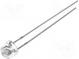 LED  4,8mm  kaltweiß  500÷1120mcd  100°  Front  gewölbt  2,8÷4V