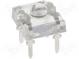 LED Super Flux  7,62x7,62мм  белый холодный  1120÷2180мкд  60°