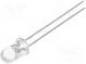 LED  5mm  rot  220÷330mcd  15°  1mA  1,6÷2,3V  Front  gewölbt