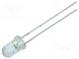 LED  5mm  rot  14400÷18000mcd  15°  50mA  1,8÷2,6V  Front  gewölbt