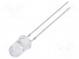 LED  5mm  rot  3000mcd  30°  8÷13mA  3÷13V  Front  gewölbt