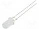 LED  5mm  rot  4200÷6000mcd  30°  20mA  1,8÷2,6V  Front  gewölbt