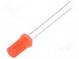 LED  5mm  rot  220÷330mcd  180°  20mA  1,8÷2,6V  Front  flach