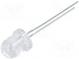 LED  8mm  rot  7000÷9000mcd  30°  Front  gewölbt  Rastermaß  2,54mm