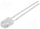 LED  oval  5,1x4,3mm  rot  3000÷4500mcd  100/40°  Front  gewölbt