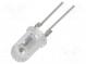 LED  5mm  rot  12000÷14400mcd  18÷20lm  90°  150mA  2,2÷2,6V