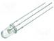 LED  5mm  zweifarbig  rot/kaltweiß  4200÷5800mcd  3000÷4200mcd