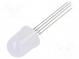 LED  10mm  dreifarbig  RGB  3000÷4200mcd  5800÷7000mcd  30°  Anode