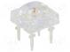 LED Super Flux  7,62x7,62mm  dreifarbig  RGB  3000÷4200mcd  130°