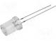LED  8mm  violett  10÷20mcd  120°  Front  konkav  Rastermaß  2,54mm