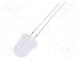 LED  8mm  kaltweiß  12000÷14400mcd  30°  Front  gewölbt
