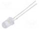 LED  5mm  kaltweiß  43000÷60000mcd  8,5÷10lm  15°  30mA  2,7÷3,4V
