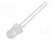 LED  5mm  kaltweiß  18000÷22000mcd  7,5÷9lm  60°  15mA  5,5÷6,5V