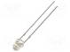 LED  3mm  kaltweiß  1560÷1800mcd  140°  Front  flach