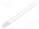 LED  3mm  kaltweiß  1120÷1560mcd  140°  Front  flach  8500-18000K