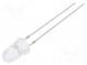 LED  5mm  bullet  kaltweiß  72000÷80000mcd  8°  20mA  2,9÷3,6V