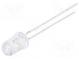 LED  5mm  kaltweiß  3000÷4200mcd  30°  12÷20mA  5V  Front  gewölbt