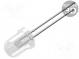 LED  8mm  kaltweiß  3000÷4200mcd  30°  Front  gewölbt