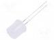 LED  10mm  kaltweiß  750÷1120mcd  180°  Front  flach