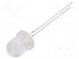 LED  7,8mm  bipolar  kaltweiß  12000÷14400mcd  30°  Front  gewölbt