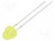 LED  5mm  bullet  gelb  150÷220mcd  100°  20mA  1,8÷2,6V