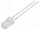 LED  5mm  gelb  3000mcd  30°  8÷13mA  3÷13V  Front  gewölbt