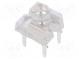 LED Super Flux  7,62x7,62mm  gelb  750÷1120mcd  120°  30mA