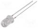 LED  5mm  gelb  10000mcd  30°  20mA  1,8÷2,4V  Front  gewölbt