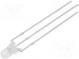 LED  3mm  zweifarbig  blau / gelb  700mcd  500mcd  30°  Kathode