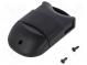 Gehäuse  für Fernbedienung  X 37mm  Y 62mm  Z 14mm  ABS  schwarz