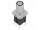 Schalter  für Tastatur  Pos  2  SPST-NO  0,05A/12VDC  silber  LED
