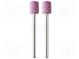 Grindingstone  Ø  8mm  Ø  3mm  Tip mat  aluminium oxide  2pcs.